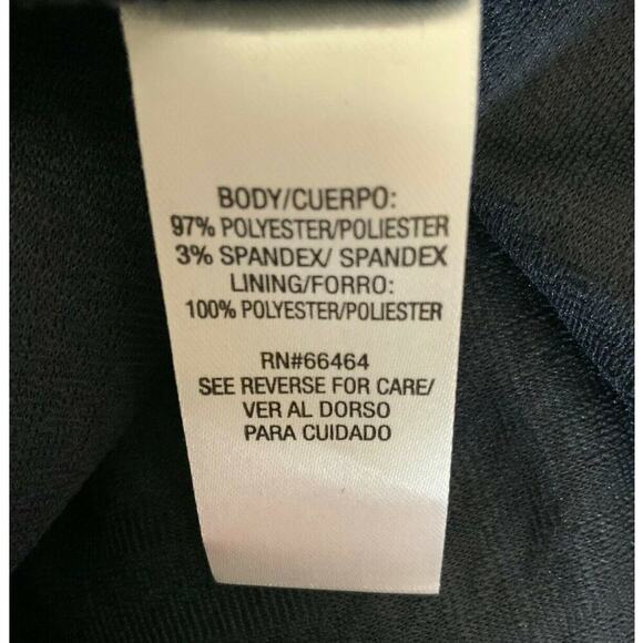 Sandra Darren Womens Sz 8 Sheath Stretch Pleated Capped Sleeves Casual Dress NEW - Picture 8 of 9